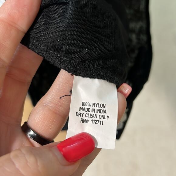 NWT! $300+ JAY GODFREY / REVOLVE black dress silver white sequins one sh… - Picture 7 of 8